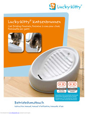 Lucky-Kitty Cat Drinking Fountain Instruction Manual