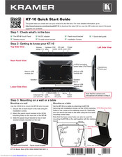 Kramer KT-10 Quick Start Manual