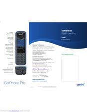 Immarsat ISatPhone Pro User Instructions