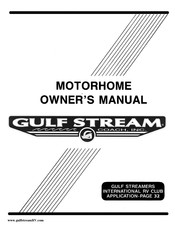 Gulf Stream 8404 WFD Owner's Manual