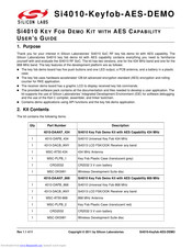 Silicon Laboratories Si4010 User Manual