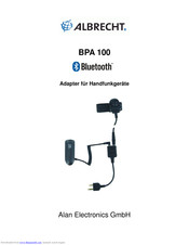 Albrecht BPA 100 Manual