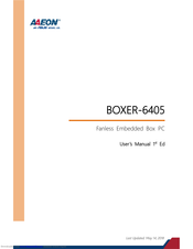 Aaeon BOXER-6405 User Manual