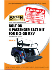 Strech Plastics RX-6-26 Installation Instructions Manual
