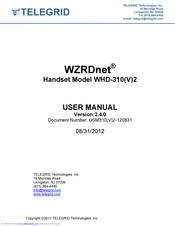 TELEGRID WZRDnet WHD-310(V)2 User Manual