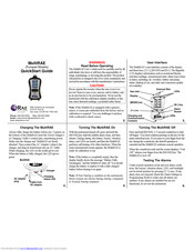 Rae MultiRAE Quick Start Manual