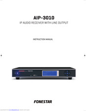 Fonestar AIP-3010 Instruction Manual