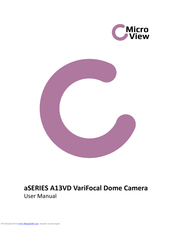 MicroView A13VD User Manual