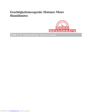 Doser DM 4 A Operating Instructions Manual