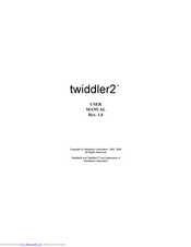 Handykey Corporation Twiddler2 User Manual