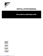 daikin ER3DAW1 Installation Manual