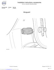 Volvo Alcoguard 30758207 Installation Instructions Manual