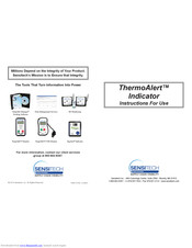 Sensitech ThermoAlert Instructions For Use