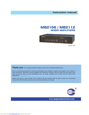 Amperes Electronics MB2106 Instruction Manual