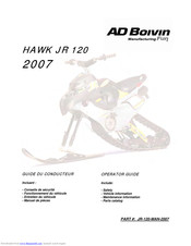 AD Boivin HAWK JR 120 2007 Operator's Manual