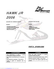 AD Boivin HAWK JR 2006 Operator's Manual