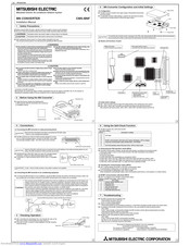 Mitsubishi Electric CMS-MNF Installation Manual