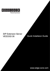 Edge-Core VES3302-36 Quick Installation Manual