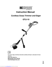 Recharge Tools GTLI-10 Instruction Manual