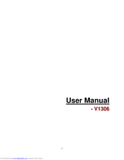 Videocon V1306 User Manual