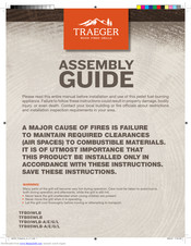 Traeger TFB01WLB-L Assembly Manual