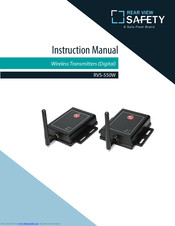 Rear view safety RVS-550W Instruction Manual