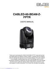 Elan CABLED-60-BEAM-Z-FPTR User Manual