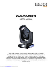 ELAN Lighting CAB-330-MULTI User Manual