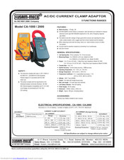Kusam-meco CA-2000 Manual