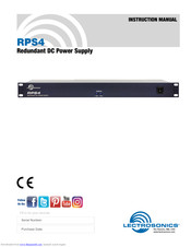 Lectrosonics RPS4 Instruction Manual
