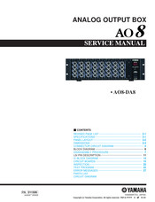 Yamaha AO8 Service Manual