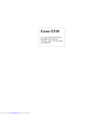 Aaeon Gene-5310 Manual