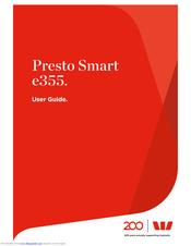VeriFone Presto Smart e355 User Manual