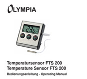 Olympia FTS 200 Operating Manual