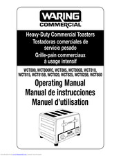 Waring WCT820 Operating Manual