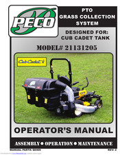 Peco 21131205 Operator's Manual