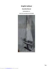 Sterling Models Kingfish Sailboat Assembly Manual