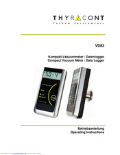 Thyracont VD83 Operating Instructions Manual