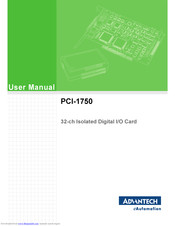 Advantech PCI-1750 User Manual