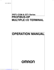 Omron PRT1-COM Operation Manual