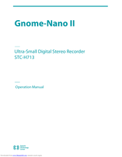 Speech Technology Center Gnome-Nano II Operation Manual