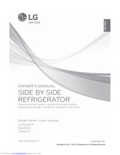 LG GS68SGS Owner's Manual