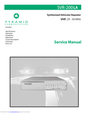 Pyramid SVR-200 LA Service Manual