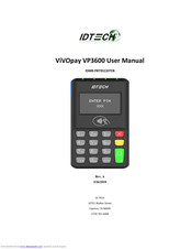 IDTech ViVOpay VP3600 User Manual