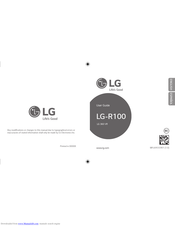 LG LG-R100 User Manual