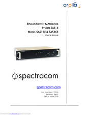 Spectracom SAS17E User Manual