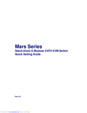 Broadrack Mars 16 Quick Setting Manual