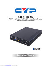 CYP CH-516TXAS Operation Manual