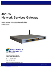 Edgewater Networks 4610W Hardware Installation Manual