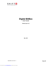 SHIFT Cryptocurrency Digital BitBox User Manual